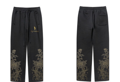 Rose Pattern Sweatpants